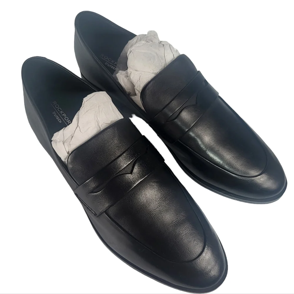Rockport Perpetua Dec Loafers Black 8.5 - Picture 6 of 7